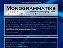 Tablet Screenshot of monogrammatiks.com